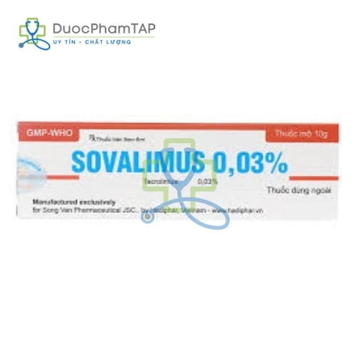 Sovalimus 0,03% - Tacrolimus Hadiphar
